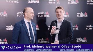 Web Summit 2022  Interview with Prof Richard A Werner  Valhalla Network amp Decentralised Banking [upl. by Cock300]