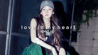 babymonster  love in my heart sped up [upl. by Aehtla]