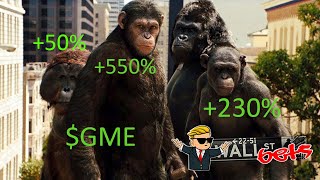 GME To The Moon  Planet of the Apes  rwallstreetbets tribute [upl. by Hurd890]