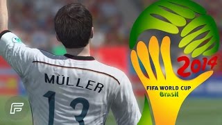 Thomas Müller  All 5 Goals In 2014 World Cup Brazil FIFA Remake [upl. by Loretta]