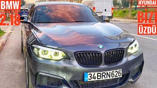 HYUNDAI I20 BİZİ ÜZDÜ  BMW 218i M SPORT  15 136HP  VLOG TARZINDA [upl. by Anetta620]