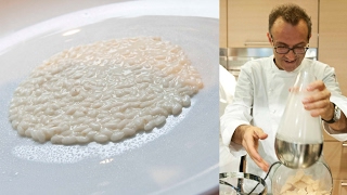 MASSIMO BOTTURA e il suo RISOTTO CACIO E PEPE  FESTA DELLA RETE [upl. by Nylrehc854]