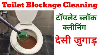 How to clean toilet blockage  Toilet blocked how to unblock  Caustic soda Uses [upl. by Nelie]