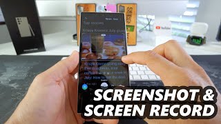 How To Screenshot amp Screen Record On Samsung Galaxy S24  S24  S24 Ultra [upl. by Esinej]