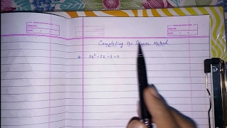 Completing the square method class 10 ll quadratic equations ll algebra [upl. by Eiramnwad]