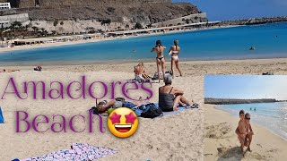 Enjoying Amadores beach Gran Canaria [upl. by Ettie]