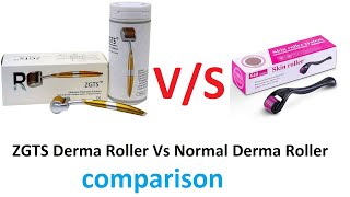 ZGTS Derma Roller Vs Normal Derma Roller  Unboxing and First impression dermatology dermaroller [upl. by Avilo6]