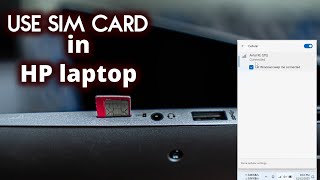 How to Use Sim card in HP Laptop Elitebook 850 G6  How to Use Sim card in any Laptop [upl. by Adaminah]