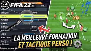 TUTO FIFA 22  La FORMATION CHEATÉE ACTUELLEMENT  TACTIQUES PERSO  412122 META [upl. by Garmaise]