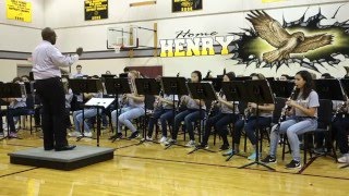 Jingle Bell Rock  Henry Middle School Honors Band [upl. by Ahsenid]