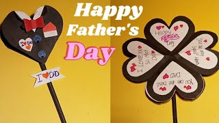 Beautiful Handmade Fathers day card Making 2024  DIY Happy Fathers day greeting card [upl. by Davis381]