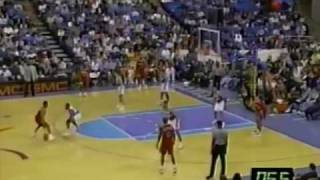 Allen Iverson breaks rookie scoring record  50 points vs Cavaliers [upl. by Thorpe]