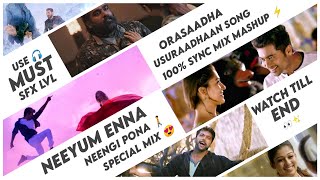 Orasaadha 😍Song Whatsapp 🤍Status Sync Mashup ⚡ Use 🎧 Must Sfx Lvl [upl. by Corrianne]