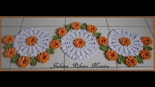 video aula centro de mesa aspiral com flor camelia [upl. by Aihsar]