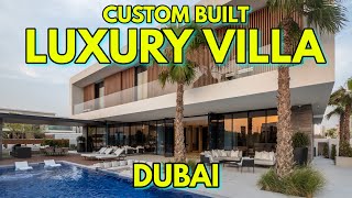 Custom built LUXURY Villa  Dubai Hills [upl. by Nanice]