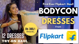 Trendy Bodycon Dresses from FLIPKART 😍 Tryon  Honest Review  gimaashi [upl. by Grant]