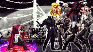 KOF Mugen Orochi Iori Yagami AD Vs Ultimate Rugal Orochi Team [upl. by Aitnecserc]