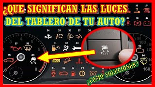 Como borrar las luces en el tablero del auto  Que significa las luces del tablero del auto [upl. by Ahsin901]