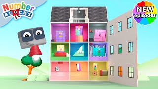 Nines Time to Shine  Series 7  Learn Multiplication  Learn to Count  Numberblocks [upl. by Ahsoyem201]