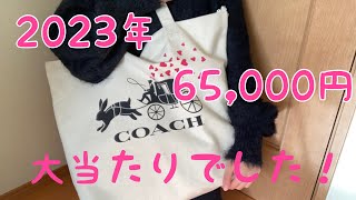 【2023年福袋】COACHレディース福袋を開封したら個人的には大優勝でした【60500円】 [upl. by Aliam]