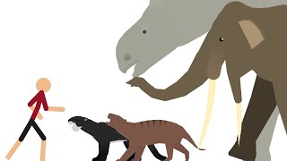 prehistoric beasts 2  size comparison [upl. by Ydnac]