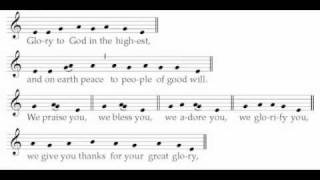 Gloria XV Antiphonal  ICEL Chant  New English Translation of the Roman Missal [upl. by Euqinoj]