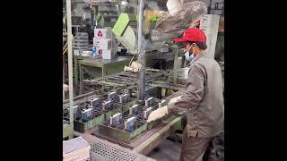 Production line of Acid Battery in 3rd World [upl. by Mirth]