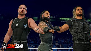 The Hounds of Justice Are Back The Shield Entrance  WWE 2K24 [upl. by Dewhurst]