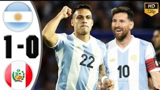 Argentina vs peru 10 Highlights Today All goals 2024 [upl. by Natica]