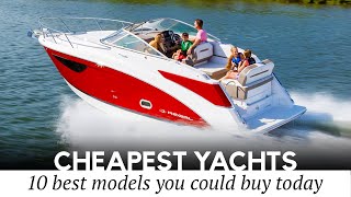 10 Cheapest Yachts and Power Boats with Spacious Cabins You Could Buy Some Day [upl. by Lipson]