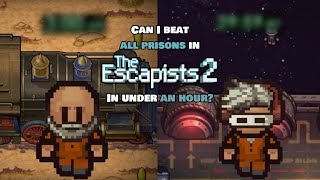 Can I beat ALL base prisons in The Escapists 2 in under ONE HOUR [upl. by Esyla]