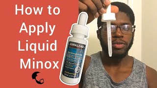 How to Apply Liquid Minoxidil My Routine [upl. by Hayley]