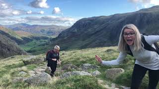 Scafell Pike from Seathwaite Farm Corridor Route  31st August 2020 [upl. by Nolur678]