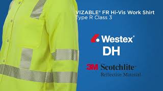 VIZABLE FR HiVis Shirt – ANSI Class 3 Type R  National Safety Apparel [upl. by Aerdnaid]