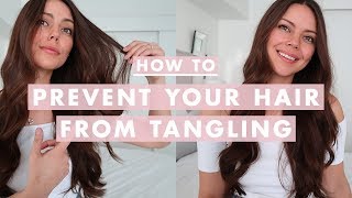 How To Prevent Your Hair From Tangling [upl. by Jarek56]