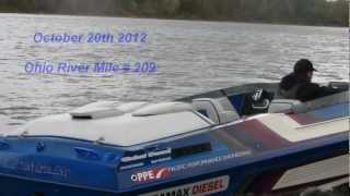 Duramax Boat 80 MPH on B100 Biodiesel [upl. by Attelrahs]