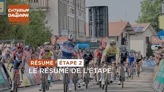 Résumé  Étape 2  Dauphiné 2023 [upl. by Karlin]