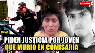 Padres de Johan Sequeiros piden justicia por su hijo quien falleció en una comisaría de Abancay [upl. by Hilaire995]