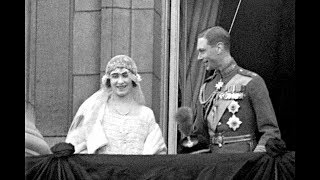 The Queen Mother marries the future King George VI at Westminster Abbey [upl. by Sirad915]