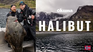 Kveitefiske på Sørøya  Tips amp Triks fra Team Okuma  Halibut fishing on Sørøya Norway [upl. by Adnwahsat]