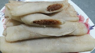 pitha recipepatishapta pitha recipepatishapta recipe in bengalipatishapta kaise banate hain [upl. by Yenruogis]