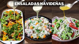 3 Ensaladas y Vinagretas Fáciles Para Acompañar Tus Cenas Navideñas En Un Toque  Parte 1  Abelca [upl. by Nosoj]