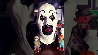 Terrifer 3 mask  Art the Clown Tinsley transfers rehaul Bloody teeth look w eyes [upl. by Ettinger]