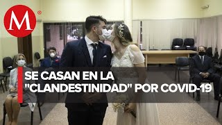 Bodas en tiempos de covid19 Cuando el amor puede más que la pandemia [upl. by Nisen]