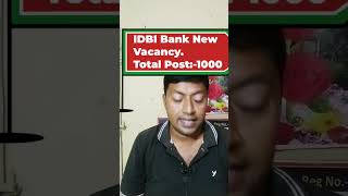 idbi executive notification 2024idbi bank recruitment 2024 [upl. by Jamel]