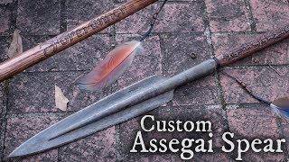 Cold Steel Assegai Spear Modification [upl. by Earlene190]