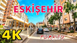 Eskişehir 4K  Driving Downtown  Turkey 🇹🇷 [upl. by Brooks]