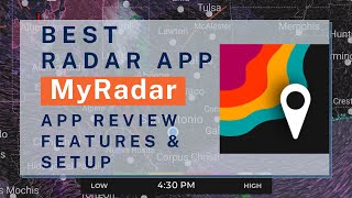 MyRadar Weather App Review Get My Weather Current Radar In HD Storm Chaser Earthquake Warnings [upl. by Okeim]