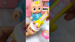 Satisfying with Unboxing amp Review Baby Eating Cake Set Toys Kitchen  ASMR videos [upl. by Hardigg264]