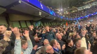 Man City Fans Chant At UCL Game Vs Real Madrid Bernardooo Silva [upl. by Lihas928]